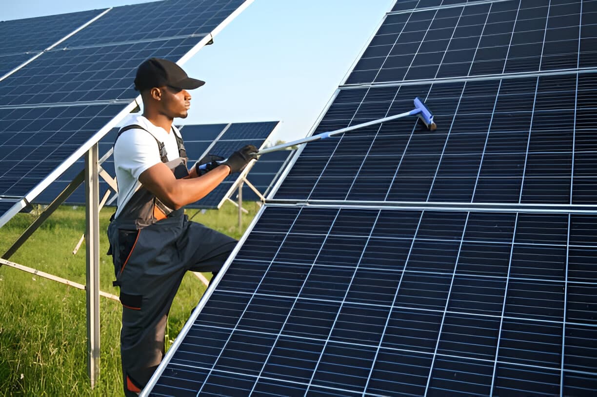 Retail Superstore Solar Cleaning